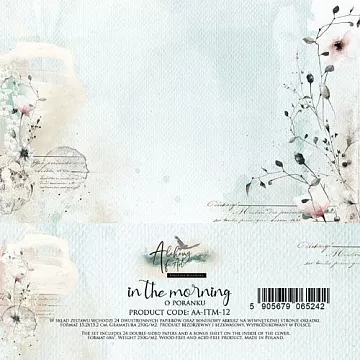 Набор бумаги 15х15 см "In The Morning", 24 листа (Alchemy of Art) Набор бумаги 15х15 см "In The Morning", 24 листа (Alchemy of Art)