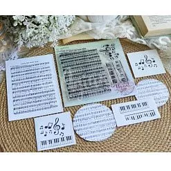 Штамп "Любимая мелодия", 11х7,8 см (AgiArt) Штамп "Любимая мелодия", 11х7,8 см (AgiArt)