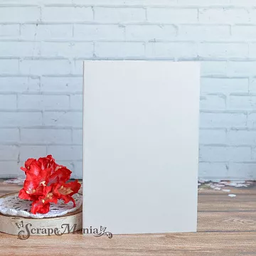 Заготовка для открытки 10х15 см из дизайнерской бумаги Shyne Pearly White