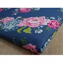 Отрез ткани 50х70 см "Цветочный мотив, цвет синий" (Tilda) Отрез ткани 50х70 см "Цветочный мотив, цвет синий" (Tilda)