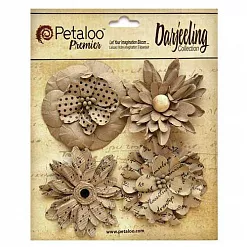 Набор объемных цветочков "Признание. Крафт" (Petaloo)