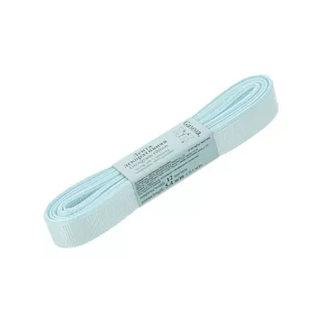 Лента репсовая светло-бирюзовая, ширина 0,6 см, длина 5,4 м (Gamma)