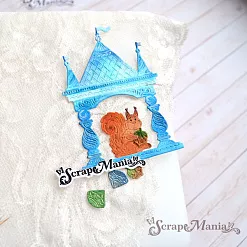 Нож "Русские сказки. Белочка", 6х9 см (ScrapMania) Нож "Русские сказки. Белочка", 6х9 см (ScrapMania)