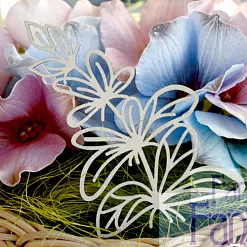 Украшение из чипборда "Багульник приморский" (Fantasy) Украшение из чипборда "Багульник приморский" (Fantasy)