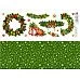 Лист с картинками 10х30 см "Новогодние венки" (ScrapMania)