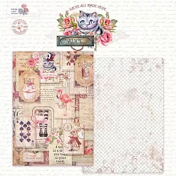 Набор бумаги А5 "Alice", 12 листов (DreamLight Studio)