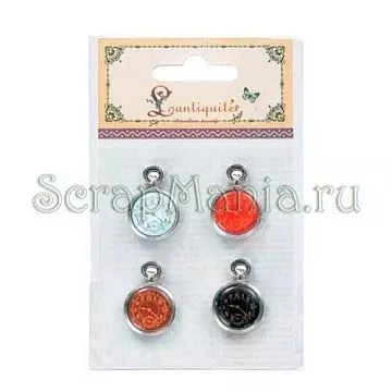 Набор украшений "Часы", коричневые (Lantiquite)