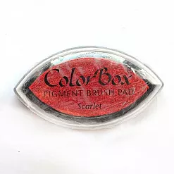 Штемпельная подушечка ColorBox, алая (Scarlet) Штемпельная подушечка ColorBox, алая (Scarlet)