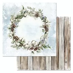 Бумага "Снежные сказки. Венок" (ScrapMania)
