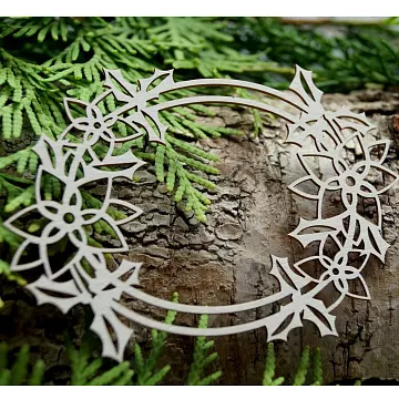 Чипборд "Новогодняя рамка", 8,4х6,6 см (LeoMammy)