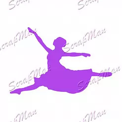 Нож "Балерина", 3,4х5,2 см (Scrapman) Нож "Балерина", 3,4х5,2 см (Scrapman)