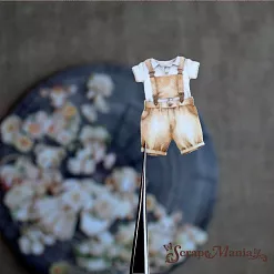 Набор высечек из ткани "Плюшевые малыши", 28 шт (ScrapMania)