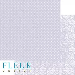 Бумага "Шебби Шик Базовая 2.0. Чистый сиреневый" (Fleur-design)