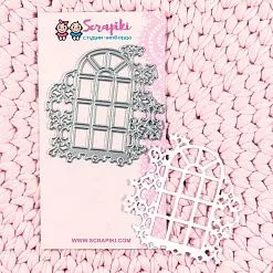 Нож "Окно", 7х7,2 см (Scrapiki)