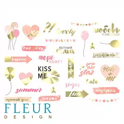 Скрап-карта А4 "Pretty pink" (Fleur-design)