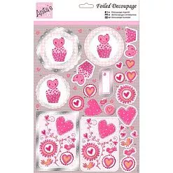 Аппликация бумажная вырубная А4 "Сладкие подарки" (DoCrafts)