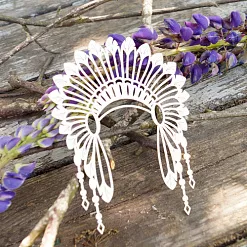 Чипборд "Венец из перьев 1" (LeoMammy)