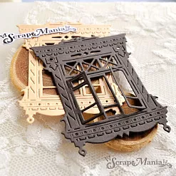 Нож "Русские сказки. Боярское окно", 6,5х8,5 см (ScrapMania) Нож "Русские сказки. Боярское окно", 6,5х8,5 см (ScrapMania)