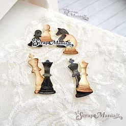 Нож "СССР. Шахматные фигуры", 2,2х4,5 см (ScrapMania) Нож "СССР. Шахматные фигуры", 2,2х4,5 см (ScrapMania)