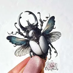 Набор высечек из ткани "Взмах крыла", 23 шт (RozeFlowers) Набор высечек из ткани "Взмах крыла", 23 шт (RozeFlowers)