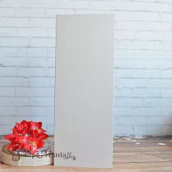 Заготовка для открытки 8,5х22 см из дизайнерской бумаги Sirio Pearl Merida White