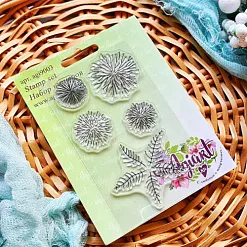 Штамп "Цветочный 2", 5,5х5 см (AgiArt)