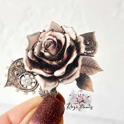 Набор высечек из ткани "Стимфлора", 29 шт (RozeFlowers)