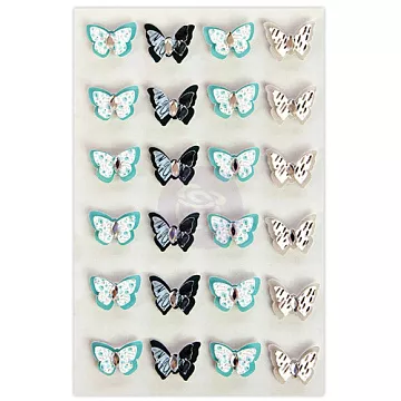 Наклейки объемные "Traveler's Journal. Aqua Sweeties" (Prima Marketing)