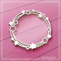 Шейкер "Круг со звездочками", 9 см (СкрапМагия)