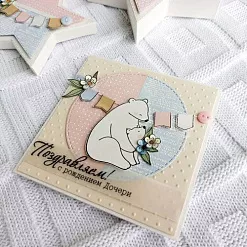 Штамп "Слушай внимательно", 3,5х5,2 см (Скрапклуб)