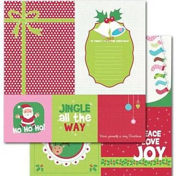 Бумага "Карточки. Хо-хо-хо" (Kaiser)