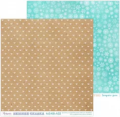 Бумага 30х30 см "Зимняя сказка basic 02" (Muscari) Бумага 30х30 см "Зимняя сказка basic 02" (Muscari)