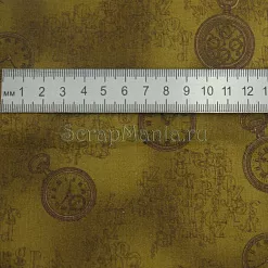 Отрез ткани "Старинные часы" 50х110 см (Stoff) Отрез ткани "Старинные часы" 50х110 см (Stoff)