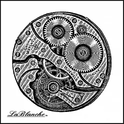 Штамп La Blanche "Часовой механизм"