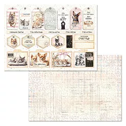 Набор бумаги А4 "Любимые пушистики", 12 листов (ScrapMania) Набор бумаги А4 "Любимые пушистики", 12 листов (ScrapMania)