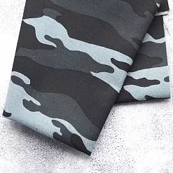 Отрез ткани 36х50 см "Камуфляж серо-голубой" (КМФ) Отрез ткани 36х50 см "Камуфляж серо-голубой" (КМФ)