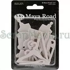 Набор украшений из чипборда "Портной" (Maya Road) Набор украшений из чипборда "Портной" (Maya Road)