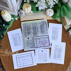 Штамп "Учебный архив", 6,5х4,5 см (AgiArt) Штамп "Учебный архив", 6,5х4,5 см (AgiArt)
