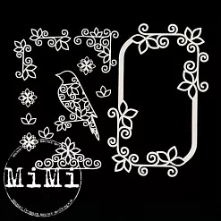 Набор украшений из чипборда "Ажур. Орнамент" (MiMi Design)
