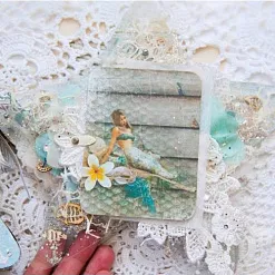 Заготовка для альбома 20х20 см "Морская звезда" (CraftStory) Заготовка для альбома 20х20 см "Морская звезда" (CraftStory)