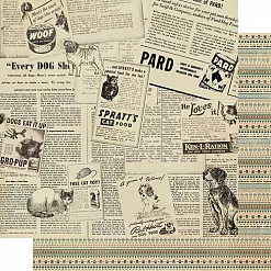 Набор бумаги 30х30 см "Purebred" 18 листов (Authentique)