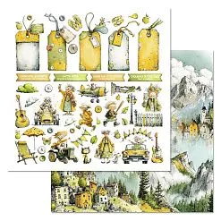 Бумага "СуперБабушка. Картинки" (ScrapMania)