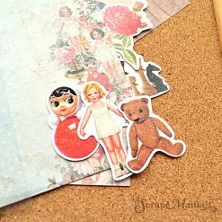 Набор высечек из бумаги "СССР. Пионерский значок", 31 шт (ScrapMania)