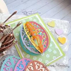 Нож "Пасха. Яичко ажурное 3D", 4,9х6,5 см (ScrapMania)