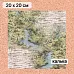 Калька 20х20 см "Лукоморье 18", плотность 110 гр/м2 (ScrapMania) Калька 20х20 см "Лукоморье 18", плотность 110 гр/м2 (ScrapMania)