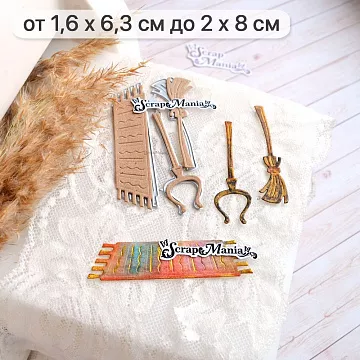 Нож "Русские сказки. Ковер", 2х8 см (ScrapMania)