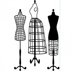 Папка для тиснения А6 "Манекены" (Darice)