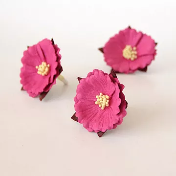 Цветок китайского пиона "Фуксия", 1 шт (Craft)