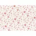 Отрез ткани 50х55 см "Красные розы на белом" (PEPPY)