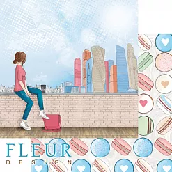 Набор бумаги 20х20 см "Мечтай", 12 листов (Fleur-design) Набор бумаги 20х20 см "Мечтай", 12 листов (Fleur-design)